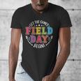 Field Day 2024 Let The Games Begin Teacher Kids Girls Boys Men's V-Neck T-Shirt, funny design Field Day 2024 Let The Games Begin Teacher Kids Girls Boys Men's V-Neck T-Shirt, funny design