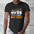 Fifth Grade Boo Crew Halloween Teacher Costume Men's V-Neck T-Shirt, funny design Fifth Grade Boo Crew Halloween Teacher Costume Men's V-Neck T-Shirt, funny design