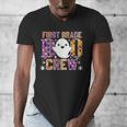 First Grade Boo Crew Teacher Student Halloween Costume Men's V-Neck T-Shirt, First Grade Teacher Gifts, funny design First Grade Boo Crew Teacher Student Halloween Costume Men's V-Neck T-Shirt, First Grade Teacher Gifts, funny design