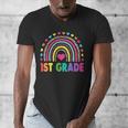 First Grade Rainbow Girls Boys Teacher Team 1st Grade Squad Men's V-Neck T-Shirt, First Grade Teacher Gifts, funny design First Grade Rainbow Girls Boys Teacher Team 1st Grade Squad Men's V-Neck T-Shirt, First Grade Teacher Gifts, funny design