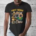 First Grade Zoo Field Trip Squad Matching Teacher Students Men's V-Neck T-Shirt, First Grade Teacher Gifts, funny design