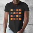 Folk Art Pumpkins Teacher Nurses Admin Witch Halloween Cute Men's V-Neck T-Shirt, funny design Folk Art Pumpkins Teacher Nurses Admin Witch Halloween Cute Men's V-Neck T-Shirt, funny design