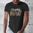 Fri-Yay Teacher Fry Yay Friday Weekend Happy Fri-Yay Men's V-Neck T-Shirt, funny design