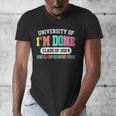 Fun University Of I'm Done Class Of 2025 Teacher Retirement Men's V-Neck T-Shirt, funny design Fun University Of I'm Done Class Of 2025 Teacher Retirement Men's V-Neck T-Shirt, funny design