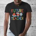 Future Teacher Costume For Kids Girls Boys Men Women Men's V-Neck T-Shirt, Future Teacher Gifts, funny design