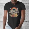 Future Teacher Kids Youth Girls Rainbow Pre-k Kindergarten Men's V-Neck T-Shirt, Future Teacher Gifts, funny design Future Teacher Kids Youth Girls Rainbow Pre-k Kindergarten Men's V-Neck T-Shirt, Future Teacher Gifts, funny design