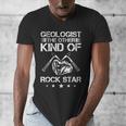 Geology Outfit Geology Teacher Geology Department Geologist Men's V-Neck T-Shirt, funny design