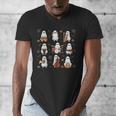 Ghost Music Teacher Halloween Musician Costume Men's V-Neck T-Shirt, funny design Ghost Music Teacher Halloween Musician Costume Men's V-Neck T-Shirt, funny design