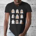 Ghost Speech Therapy Teacher Spooky Season Halloween Men's V-Neck T-Shirt, funny design Ghost Speech Therapy Teacher Spooky Season Halloween Men's V-Neck T-Shirt, funny design