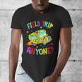 Groovy Field Trip Anyone Happy Field Day For Teachers Kids Men's V-Neck T-Shirt, funny design Groovy Field Trip Anyone Happy Field Day For Teachers Kids Men's V-Neck T-Shirt, funny design