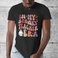 Groovy In My Spooky Teacher Era Halloween Party Boo Men's V-Neck T-Shirt, Groovy Teacher Gifts, funny design Groovy In My Spooky Teacher Era Halloween Party Boo Men's V-Neck T-Shirt, Groovy Teacher Gifts, funny design