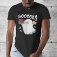 Halloween Books Librarian English Teacher Reader Reading Men's V-Neck T-Shirt, English Teacher Gifts, funny design