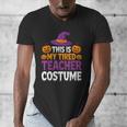 Halloween Costumes For Teachers Tired Teacher Costume Tee Men's V-Neck T-Shirt, funny design