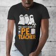 Halloween PE Teacher Shirt Can't Scare Me Men's V-Neck T-Shirt, Pe Teacher Gifts, funny design