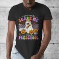 Halloween Teacher You Can't Scare Me I Teach Preschool Men's V-Neck T-Shirt, funny design Halloween Teacher You Can't Scare Me I Teach Preschool Men's V-Neck T-Shirt, funny design