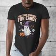 Halloween Teacher Trade Students For Candy Costume Women Men's V-Neck T-Shirt, funny design