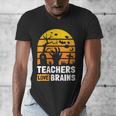 Halloween Teachers Science Math Teachers Love Brains Men's V-Neck T-Shirt, Science Teacher Gifts, funny design Halloween Teachers Science Math Teachers Love Brains Men's V-Neck T-Shirt, Science Teacher Gifts, funny design
