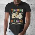 Halloween Teaching My Boos Cute Ghost Teacher Life Costume Men's V-Neck T-Shirt, funny design Halloween Teaching My Boos Cute Ghost Teacher Life Costume Men's V-Neck T-Shirt, funny design