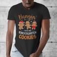 Hangin My Kindergarten Cookie Gingerbread Christmas Teacher For Men Women Kids Men's V-Neck T-Shirt, funny design Hangin My Kindergarten Cookie Gingerbread Christmas Teacher For Men Women Kids Men's V-Neck T-Shirt, funny design