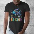 Happy First Day Of School Fish Rainbows Teacher Be Kind Men's V-Neck T-Shirt, funny design