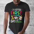 Happy First Day Of School Teacher Back To School Student Men's V-Neck T-Shirt, funny design Happy First Day Of School Teacher Back To School Student Men's V-Neck T-Shirt, funny design