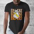 Happy Fri-Yay Friday Lovers Groovy Teacher Life Halloween Men's V-Neck T-Shirt, Groovy Teacher Gifts, funny design Happy Fri-Yay Friday Lovers Groovy Teacher Life Halloween Men's V-Neck T-Shirt, Groovy Teacher Gifts, funny design
