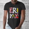 Happy Fri-Yay Teacher Back To School Friday Lovers Men's V-Neck T-Shirt, funny design Happy Fri-Yay Teacher Back To School Friday Lovers Men's V-Neck T-Shirt, funny design