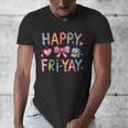 Happy Fri-Yay Teacher Fry Yay Friday Weekend Cute Fri-Yay Men's V-Neck T-Shirt, funny design Happy Fri-Yay Teacher Fry Yay Friday Weekend Cute Fri-Yay Men's V-Neck T-Shirt, funny design