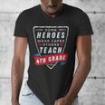 Some Heroes Wear Capes Others Teach 4th Grade Teacher Men Women Kids Men's V-Neck T-Shirt, 4th Grade Teacher Gifts, funny design Some Heroes Wear Capes Others Teach 4th Grade Teacher Men Women Kids Men's V-Neck T-Shirt, 4th Grade Teacher Gifts, funny design