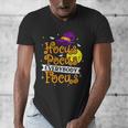 Hocus Pocus Everybody Focus Halloween Teacher Men Women Kids Men's V-Neck T-Shirt, funny design