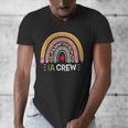 IA Crew Instructional Assistant Rainbow Teachers Aide Men's V-Neck T-Shirt, funny design