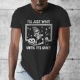 I'Ll Just Wait Until It's Quiet Halloween Teacher Mom Men's V-Neck T-Shirt, Couple Gifts, funny design