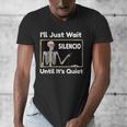 I'Ll Just Wait Until It's Quiet Spanish Teacher Halloween Men Women Kids Men's V-Neck T-Shirt, funny design