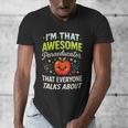 I'm That Awesome Paraeducator Teacher Men's V-Neck T-Shirt, funny design