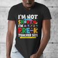 I'm Not Short I'm Pre-K Teacher Size Back To School Teacher Men's V-Neck T-Shirt, funny design I'm Not Short I'm Pre-K Teacher Size Back To School Teacher Men's V-Neck T-Shirt, funny design