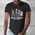 Inclusion Isn't Scary SLP Halloween Costume Sped Teacher Men's V-Neck T-Shirt, funny design Inclusion Isn't Scary SLP Halloween Costume Sped Teacher Men's V-Neck T-Shirt, funny design