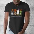 Inclusion Isn't Scary SLP Halloween Sped Teacher Animal Men's V-Neck T-Shirt, funny design