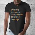 Inclusive Teacher Diversity Inclusion Empathy Teacher Team Men's V-Neck T-Shirt, funny design