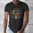 Instructional Coach Back To School Teacher Men's V-Neck T-Shirt, funny design Instructional Coach Back To School Teacher Men's V-Neck T-Shirt, funny design