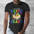 I Am Their Voice They Are My Heart Autism Awareness Teacher Men's V-Neck T-Shirt, funny design I Am Their Voice They Are My Heart Autism Awareness Teacher Men's V-Neck T-Shirt, funny design