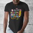 It's Beautiful Day For Learning Teacher Students Girls Boys Men's V-Neck T-Shirt, funny design It's Beautiful Day For Learning Teacher Students Girls Boys Men's V-Neck T-Shirt, funny design