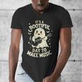 It's A Bootiful Day To Make Music Halloween Music Teacher Men's V-Neck T-Shirt, funny design It's A Bootiful Day To Make Music Halloween Music Teacher Men's V-Neck T-Shirt, funny design