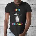 It's Fri-Yay Dabbing Penguin Friday Weekend Teacher Student Men's V-Neck T-Shirt, funny design It's Fri-Yay Dabbing Penguin Friday Weekend Teacher Student Men's V-Neck T-Shirt, funny design