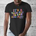 Its A Good Day To Run And Play PE Teacher Must Have Men's V-Neck T-Shirt, Pe Teacher Gifts, funny design Its A Good Day To Run And Play PE Teacher Must Have Men's V-Neck T-Shirt, Pe Teacher Gifts, funny design