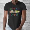 It's Ok To Be Different Apple Teacher Autism Awareness Men's V-Neck T-Shirt, funny design It's Ok To Be Different Apple Teacher Autism Awareness Men's V-Neck T-Shirt, funny design