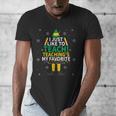 I Just Like To Teach Teaching My Favorite Christmas Teacher Men's V-Neck T-Shirt, funny design