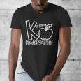 K Is For Kindergarten Kindergarten Teacher Men Women Girls Kids Men's V-Neck T-Shirt, funny design K Is For Kindergarten Kindergarten Teacher Men Women Girls Kids Men's V-Neck T-Shirt, funny design