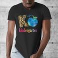 K Is For Kindergarten Teacher Tie Dye Back To School Kinder For Men Women Girls Kids Men's V-Neck T-Shirt, funny design K Is For Kindergarten Teacher Tie Dye Back To School Kinder For Men Women Girls Kids Men's V-Neck T-Shirt, funny design