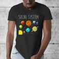 Kids Solar Systems Cute Planets Space Science Teacher School Men's V-Neck T-Shirt, Science Teacher Gifts, funny design
