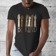 Be Kind Sign Language Hand Talking Teachers Interpreter ASL Men Women Men's V-Neck T-Shirt, funny design Be Kind Sign Language Hand Talking Teachers Interpreter ASL Men Women Men's V-Neck T-Shirt, funny design